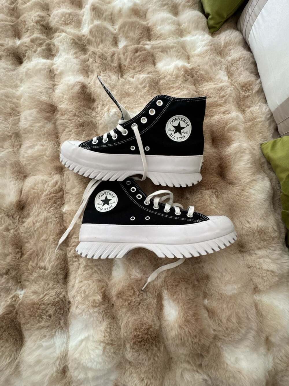 Converse Chuck Taylor All Star Lugged 2.0 High Top Shoes Black White